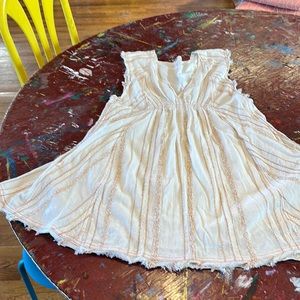 Free People Striped Mini Dress L